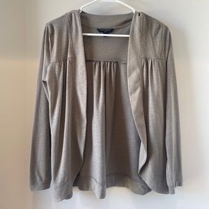 Banana Republic Oatmeal Tan Cardigan Petite Small